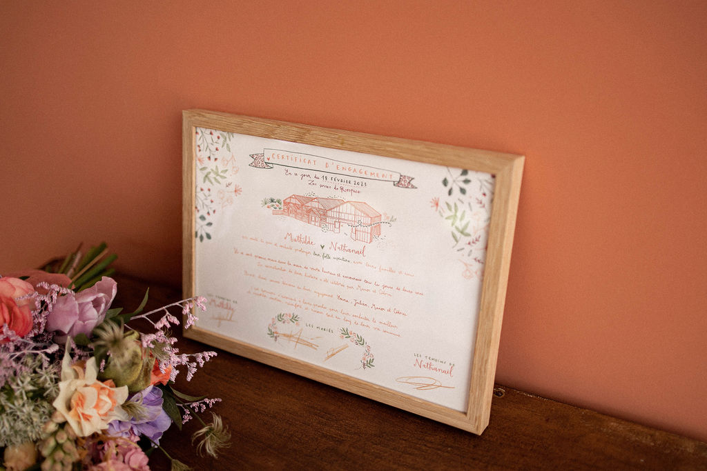 Certificat mariage cérémonie laïque