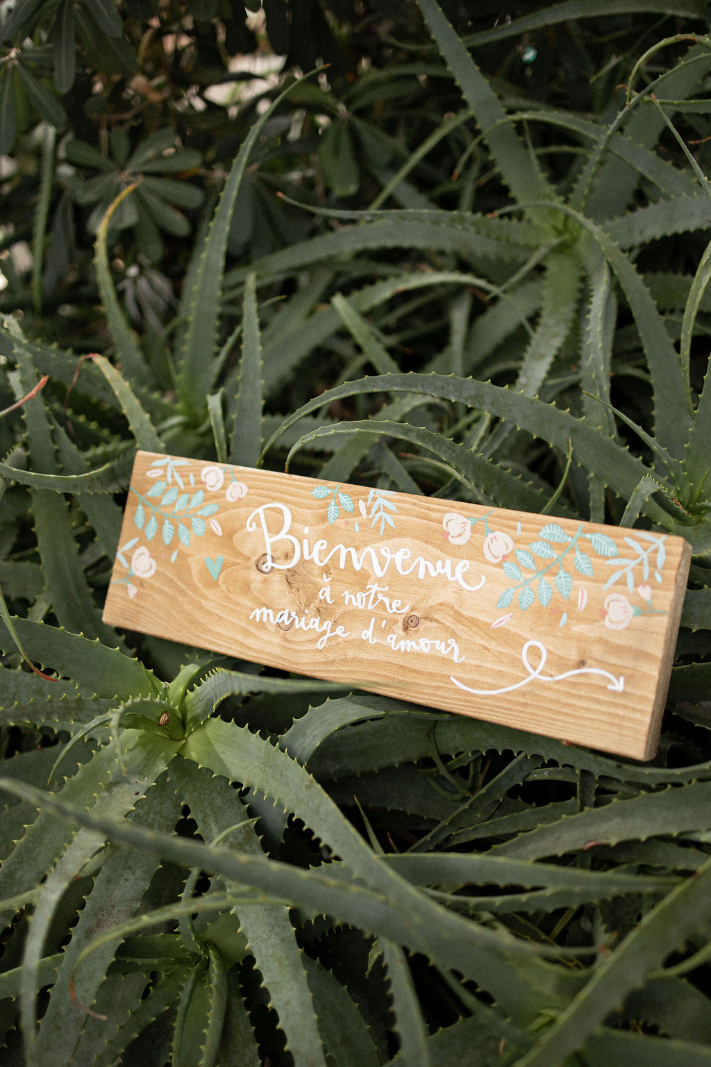 Panneau bienvenue mariage