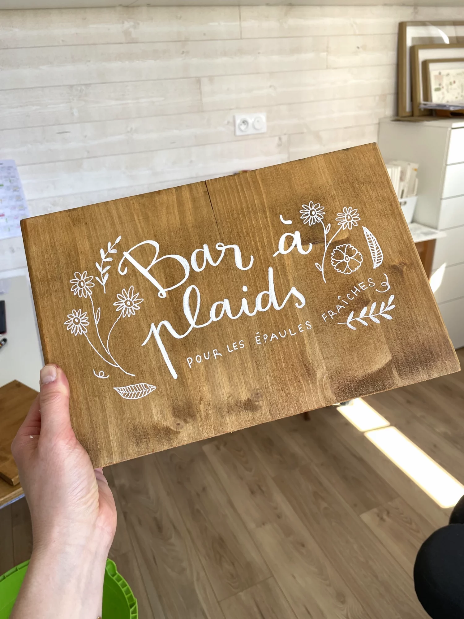 panneau signalétique mariage bois